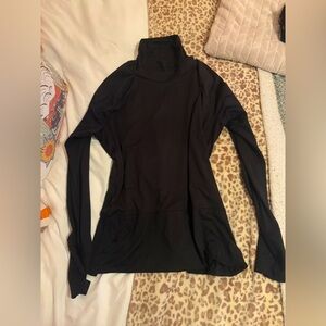 Nine West Active, black long sleeve shirt
